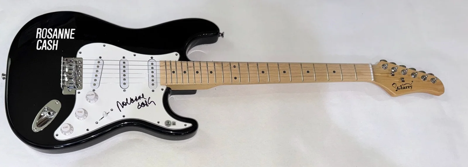 Rosanne Cash Signed Autograph Electric Guitar Johnny Cash's Daughter Beckett COA, изображение 3