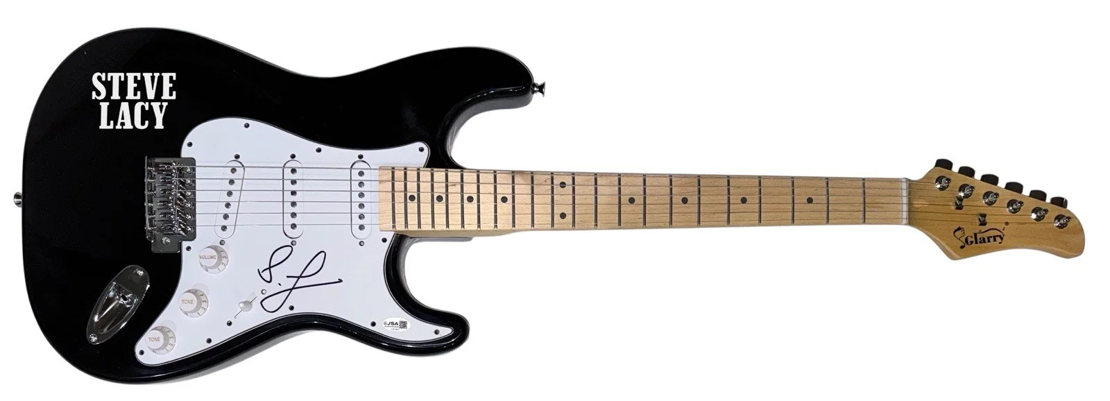 Steve Lacy Signed Autograph Electric Guitar Apollo XXI Gemini Rights Singer JSA, изображение 2
