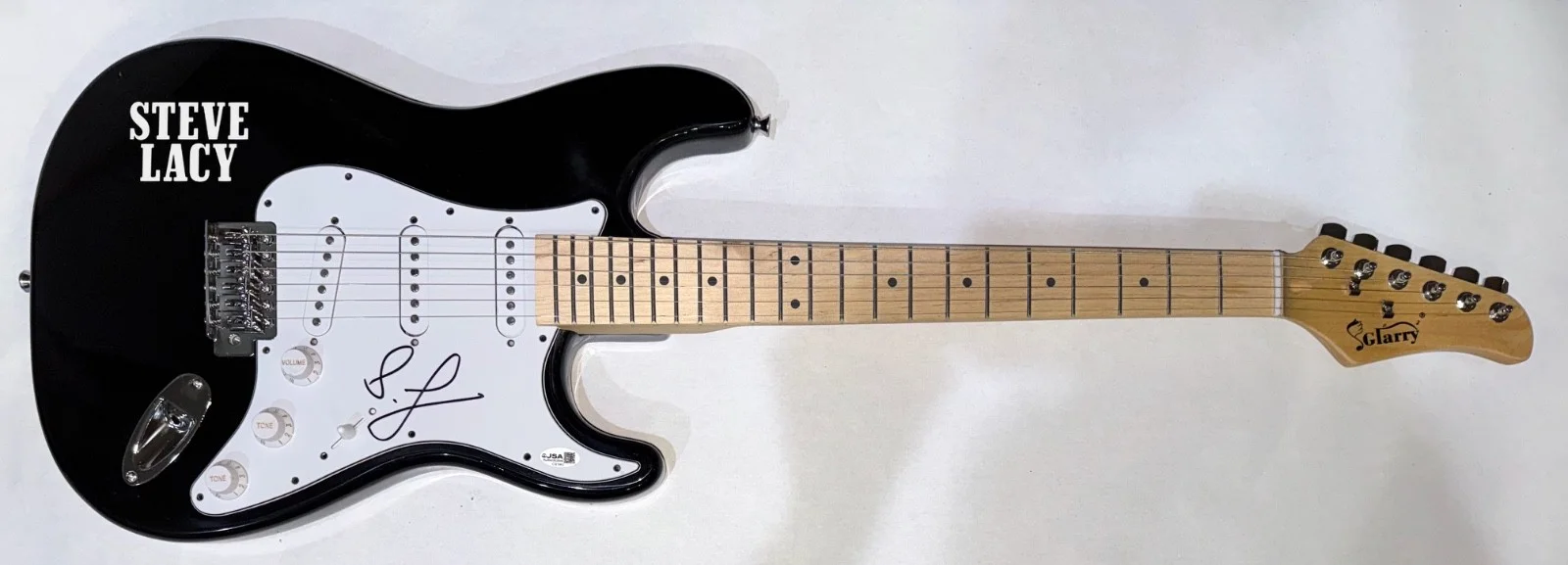 Steve Lacy Signed Autograph Electric Guitar Apollo XXI Gemini Rights Singer JSA, изображение 3
