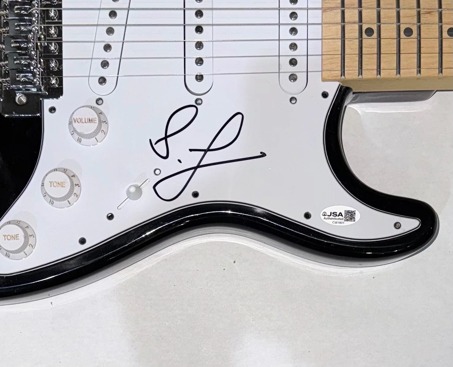 Steve Lacy Signed Autograph Electric Guitar Apollo XXI Gemini Rights Singer JSA, изображение 4