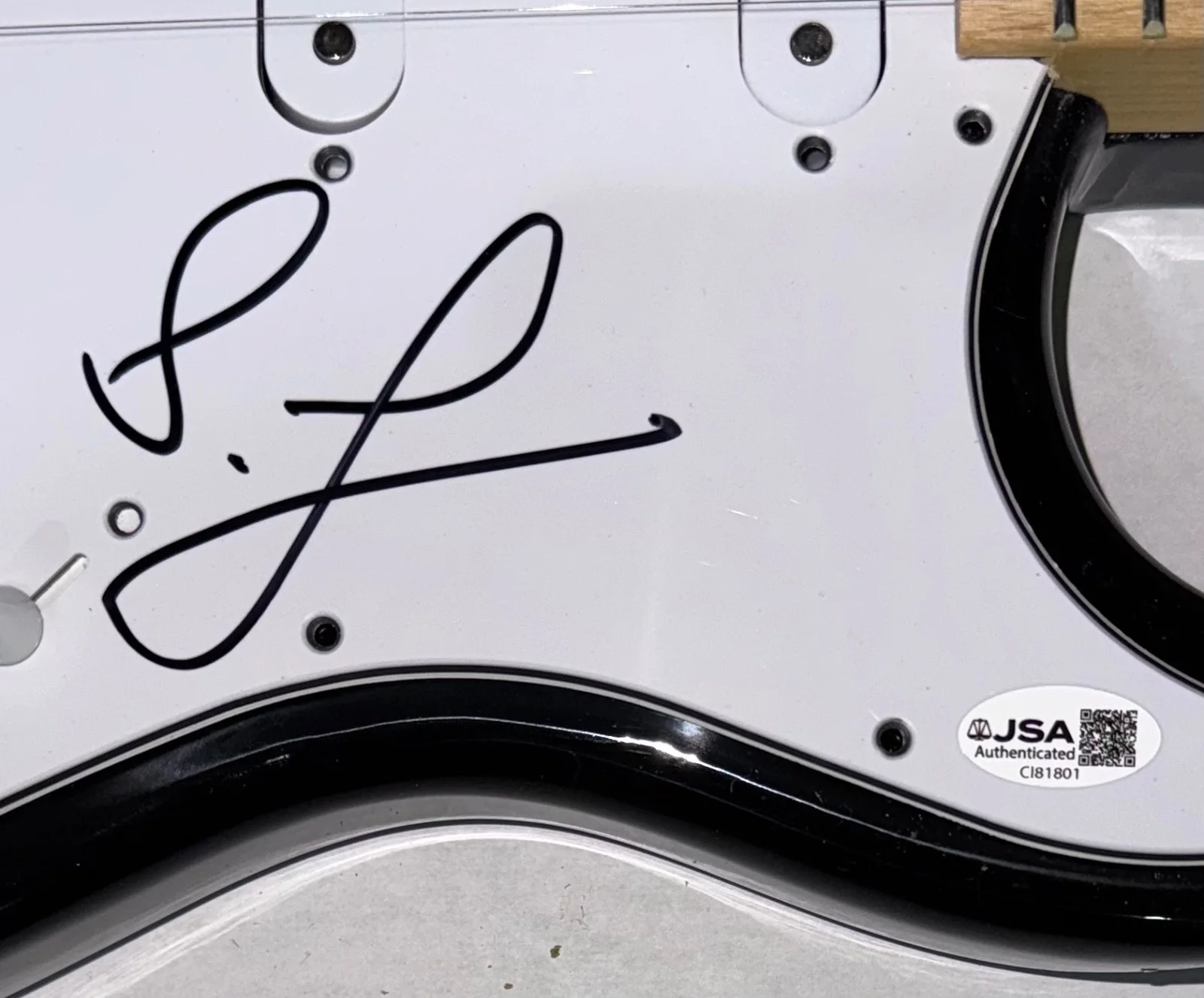 Steve Lacy Signed Autograph Electric Guitar Apollo XXI Gemini Rights Singer JSA, изображение 5