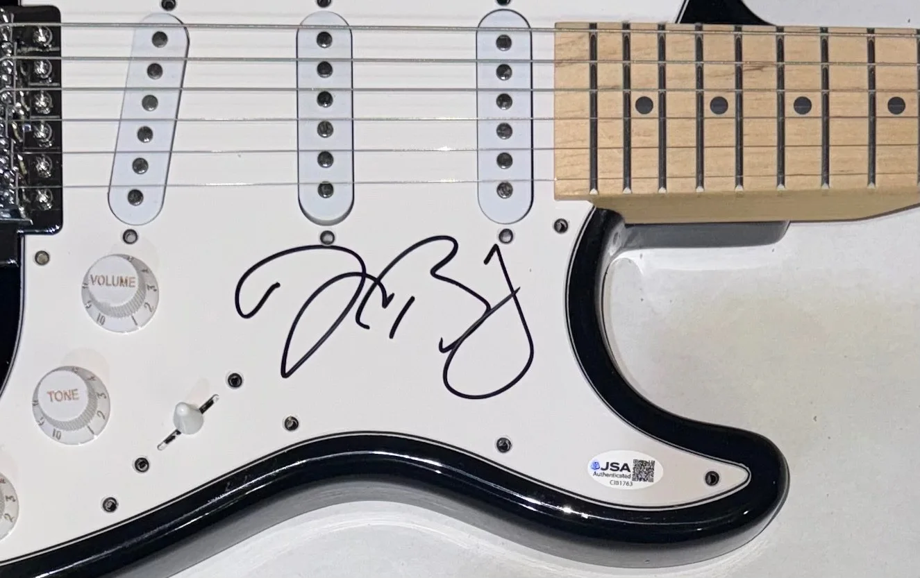 Jon Bon Jovi Signed Autograph Electric Guitar BON JOVI Band Singer JSA COA, изображение 3