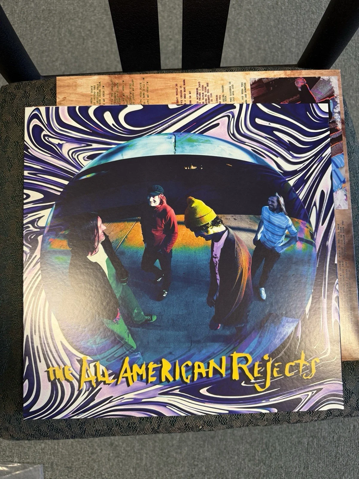 The All-American Rejects Sandbox Limited Edition Green Vinyl Signed Record new, image 2