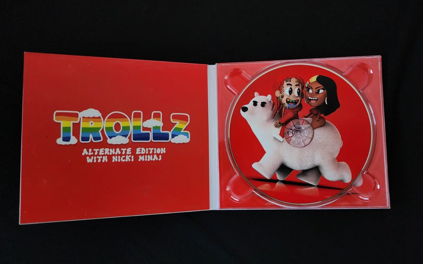 Trollz Alternate Edition Signed CD with Nicki Minaj Autographed Booklet & Disc, image 2