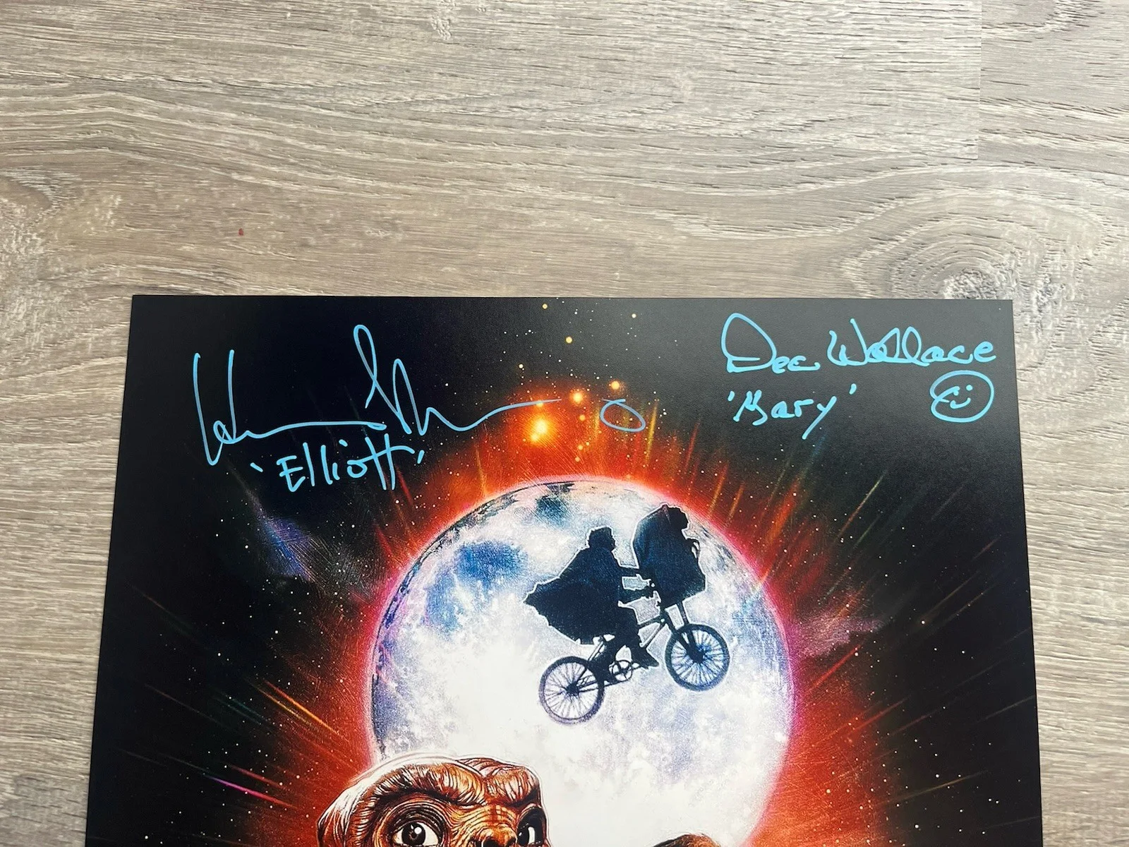 Henry Thomas Dee Wallace Signed ET Extra Terrestrial 11x14 Photo JSA COA Auto, image 3
