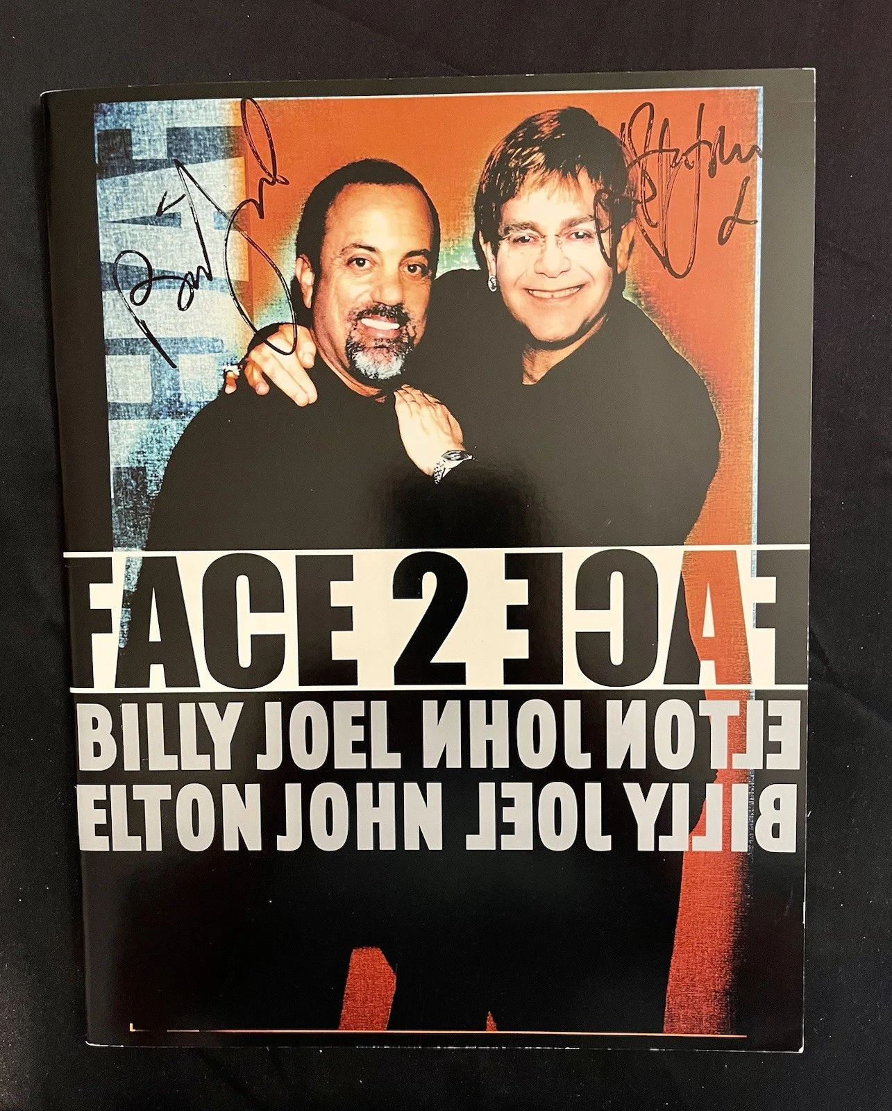 Elton John Billy Joel Signed Face-To-Face Tour Program JSA Rare￼, image 2
