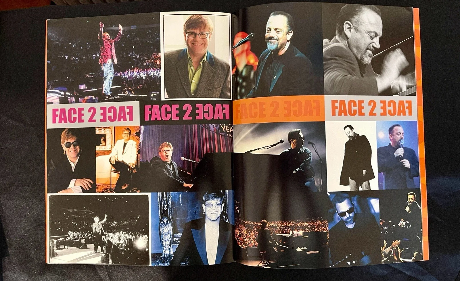 Elton John Billy Joel Signed Face-To-Face Tour Program JSA Rare￼, image 5