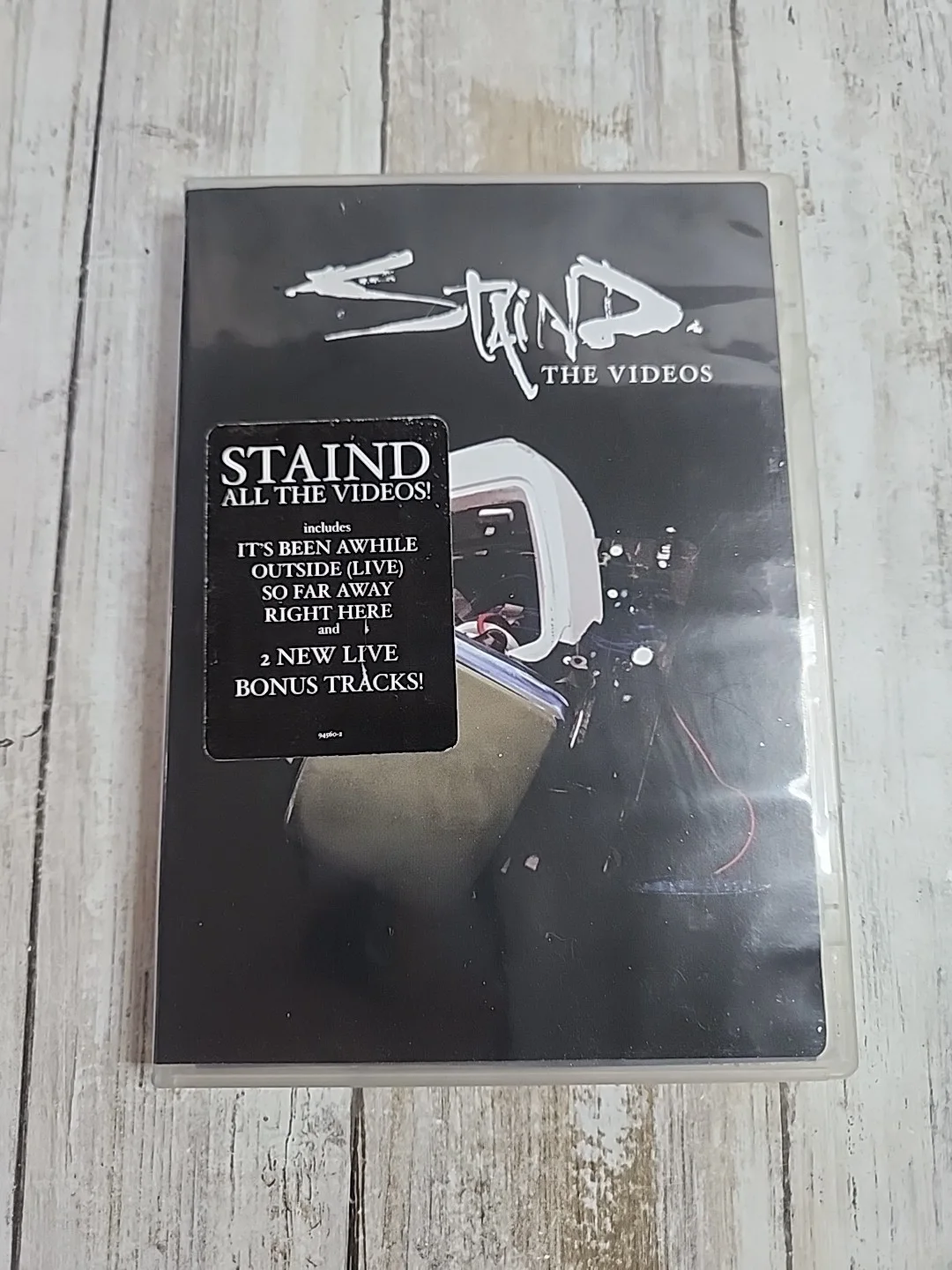 Staind All The Videos Autographed DVD Booklet With Signed Concert Ticket, изображение 4