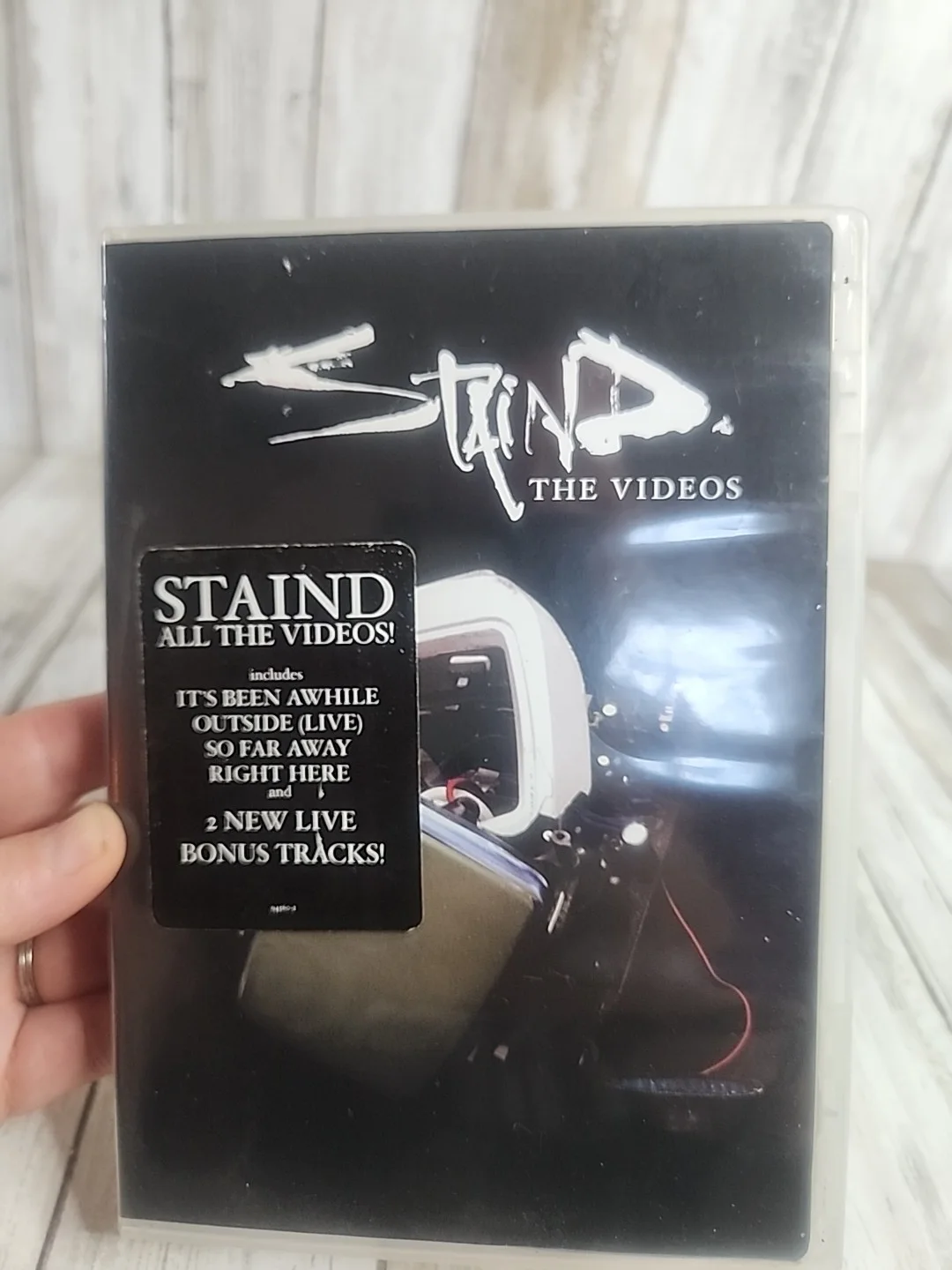 Staind All The Videos Autographed DVD Booklet With Signed Concert Ticket, изображение 5
