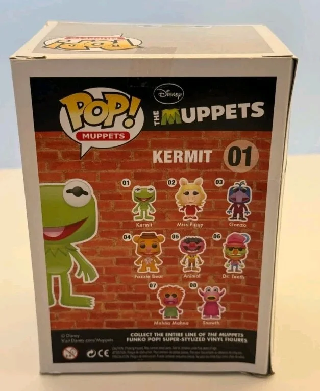 Steve Whitmire — Kermit Funko Pop #01 Muppets Signed Steve Whitmire "Kermit" Inscription JSA COA, изображение 2
