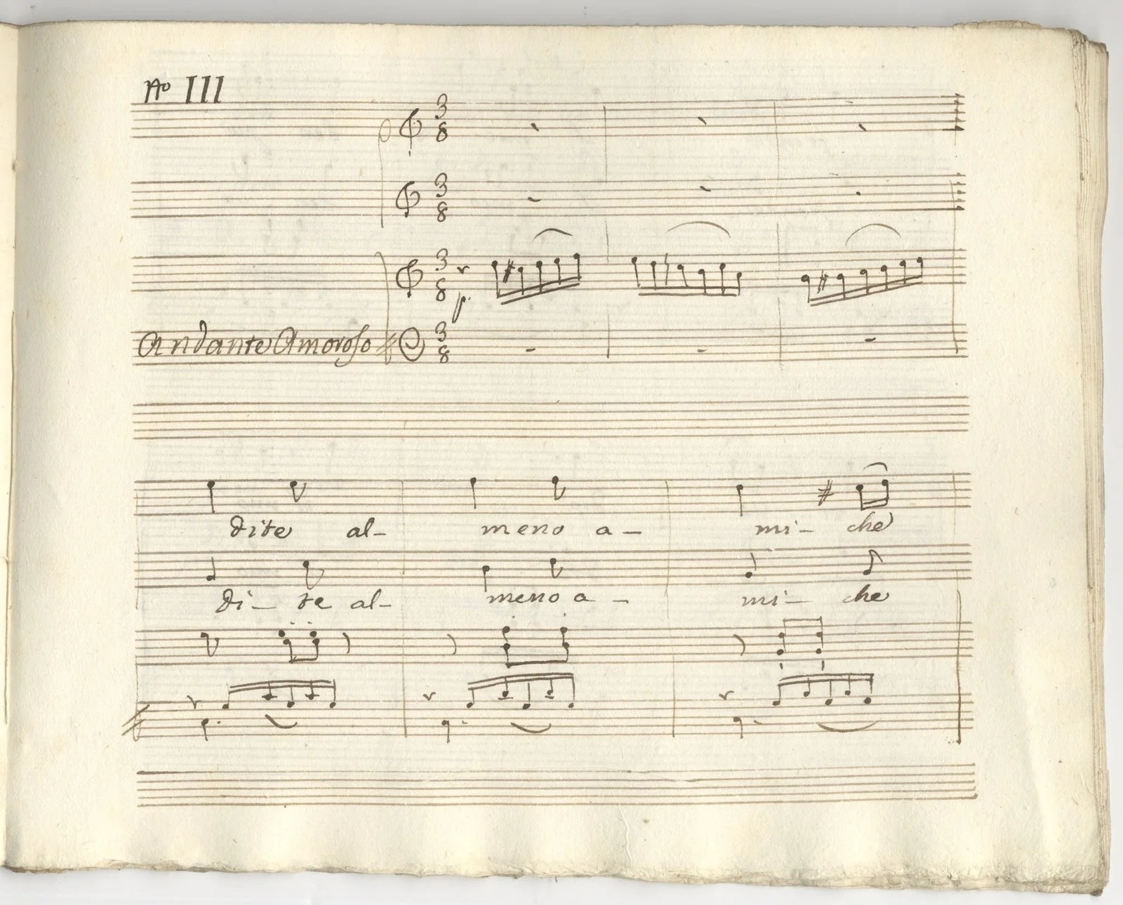 Luigi CHERUBINI / Tre Duettini per due Voci di Soprano coll'Accompagnamento di, изображение 4