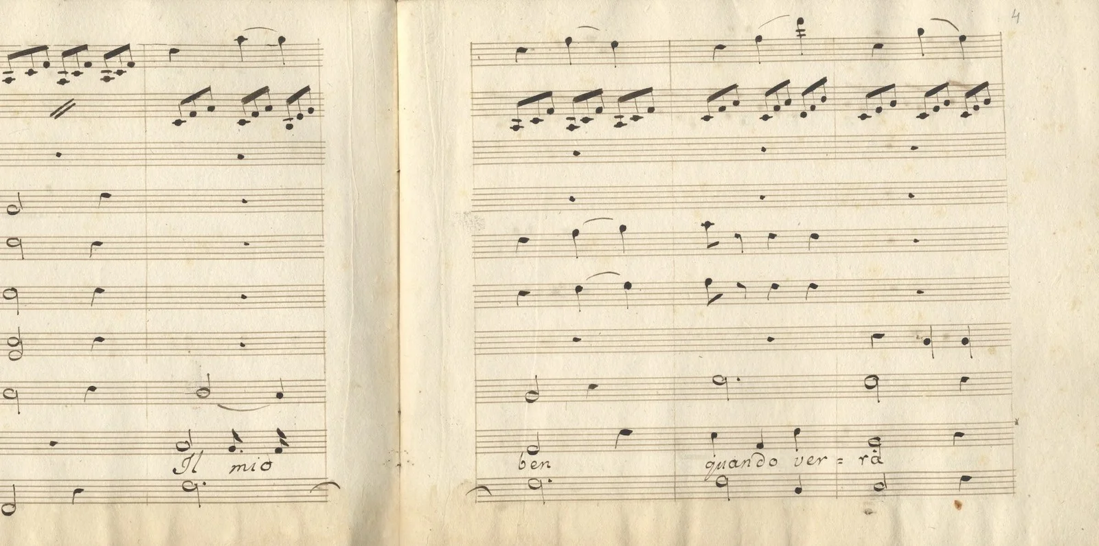 Giovanni PAISIELLO / Il mio ben quando serrà Rondò Nella Nina o sia la pazza, изображение 3