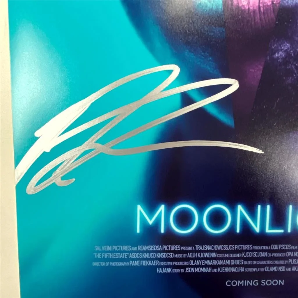 Barry Jenkins signed Moonlight 12x18 Poster Photo autograph (A) ~ JSA, изображение 2