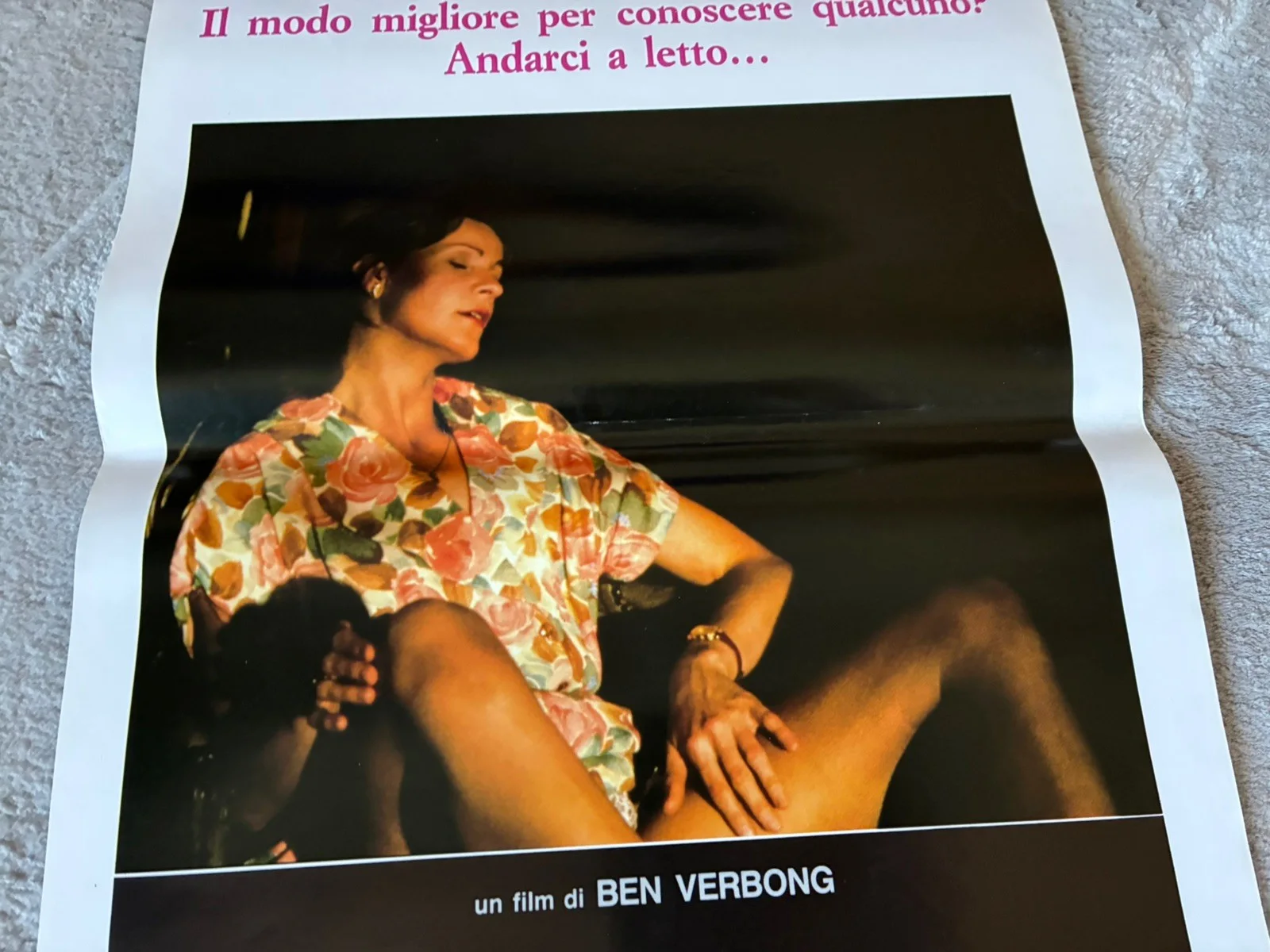 Original Vintage Italian Adult Film Poster - the indecent woman ￼, изображение 2