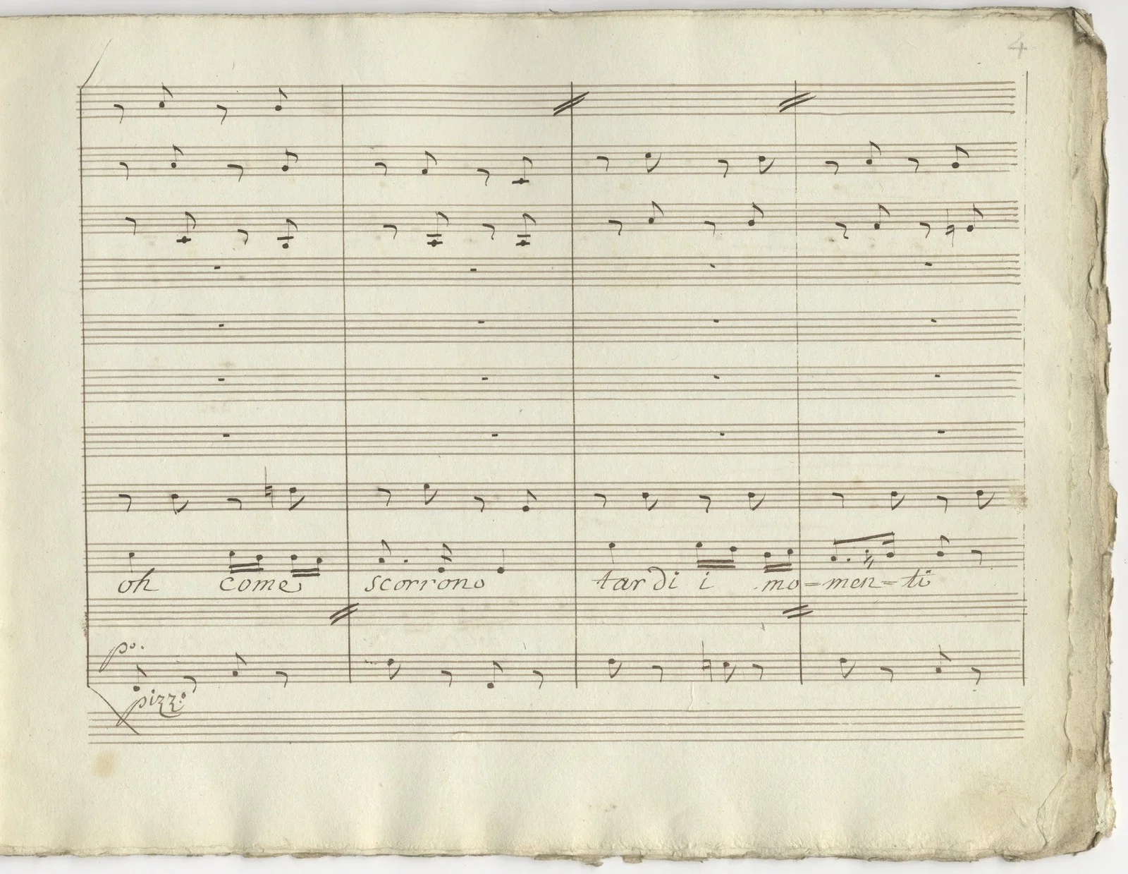 Simon MAYR / Oh come scorrono tardi i momenti Cavatina .. Cantata dal Sigr, image 3