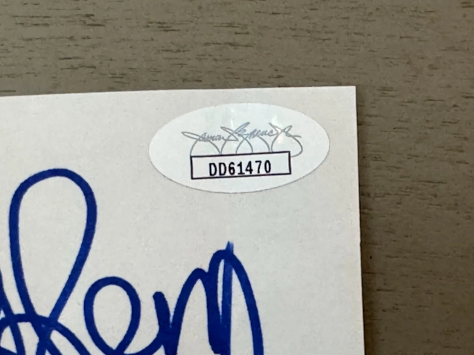 Luke Perry — Luke Perry Signed Index Card Cut JSA Authentic Autograph Beverly Hills 90210, image 2