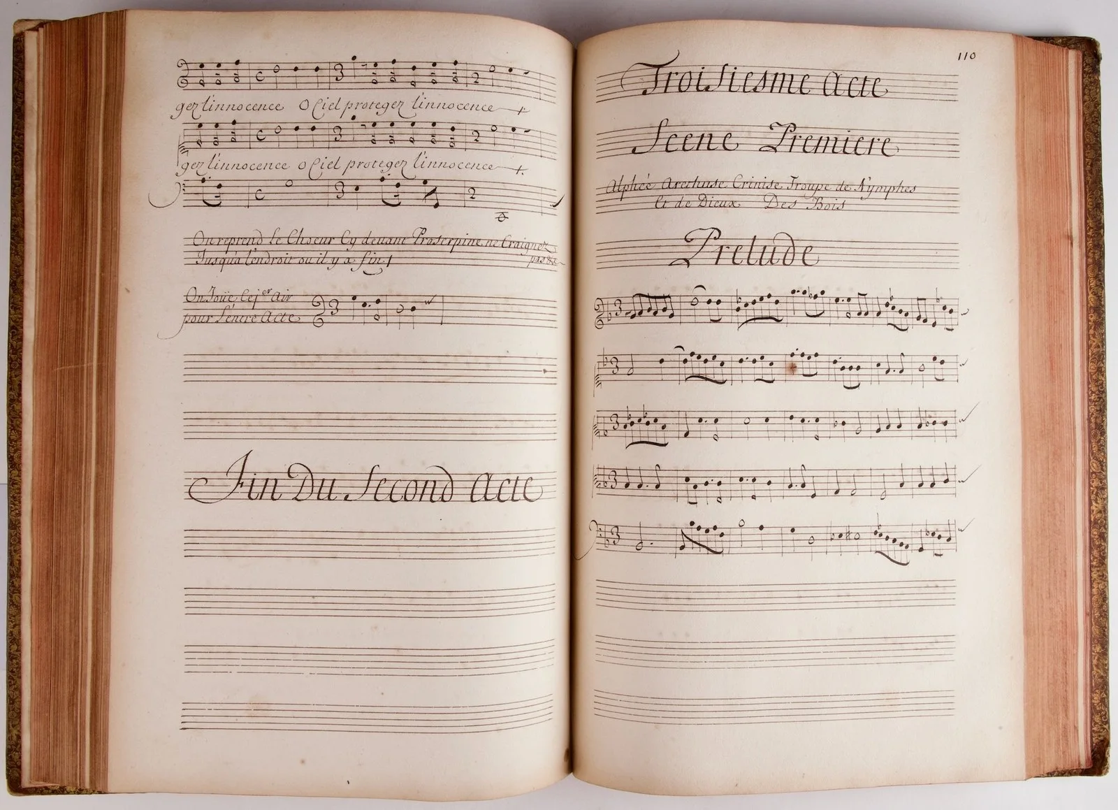 Jean Baptiste LULLY / Proserpine Tragedie LWV 58 Copyist manuscript full Signed, изображение 3