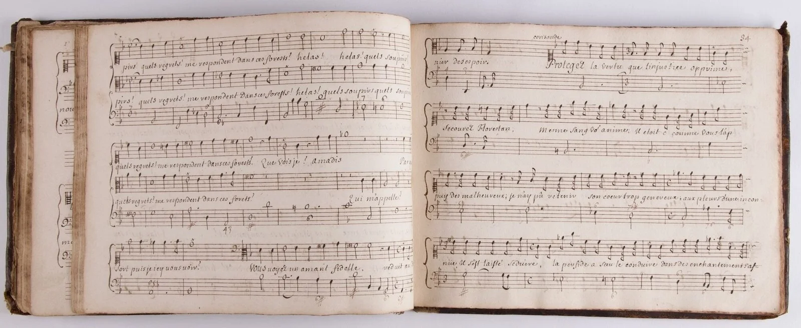 Jean Baptiste LULLY / Amadis LWV 63 Copyist manuscript reduced score Ca, изображение 2