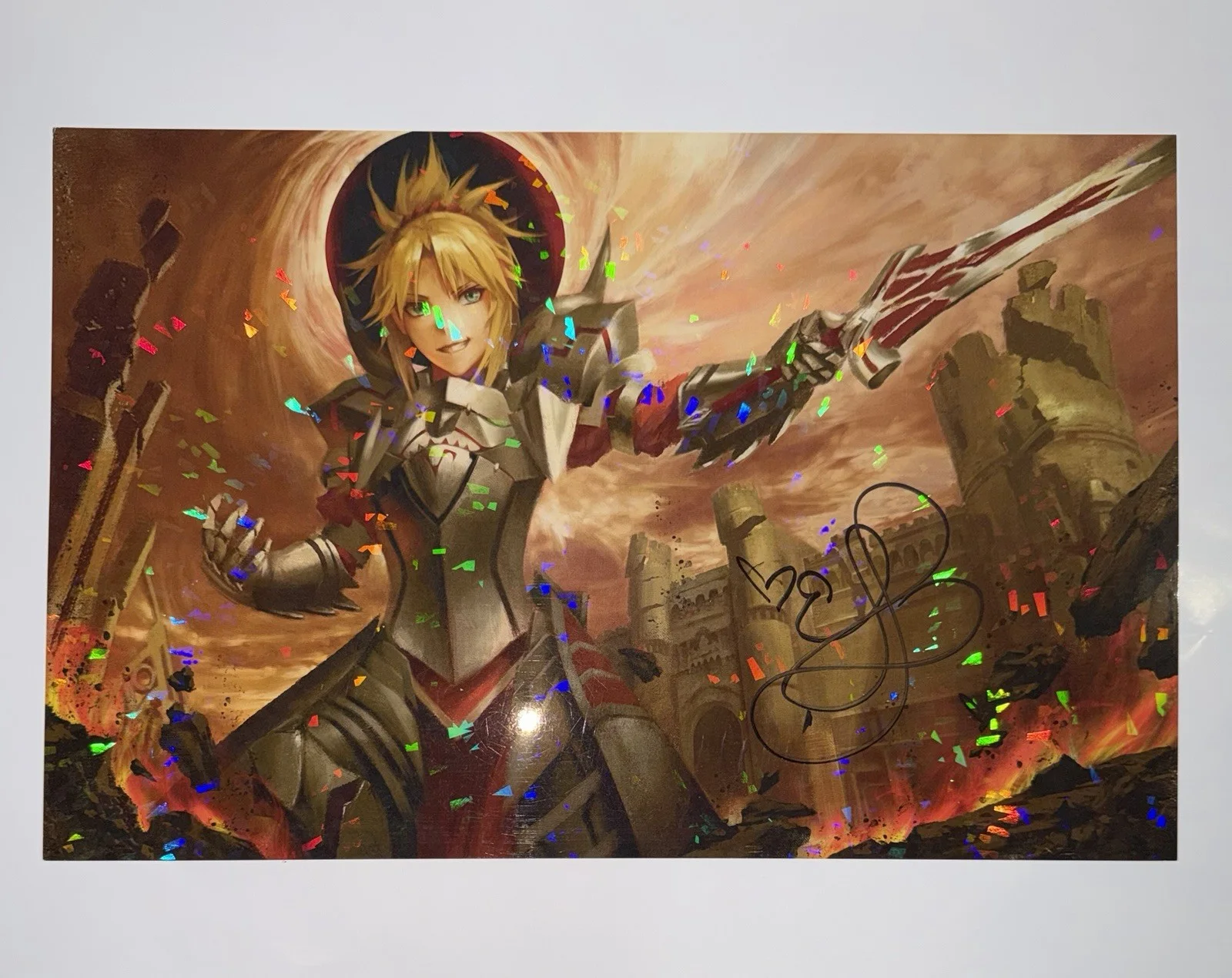 Erica Lindbeck — Fate Apocrypha Mordred 11x17 Print Signed By Erica Lindbeck