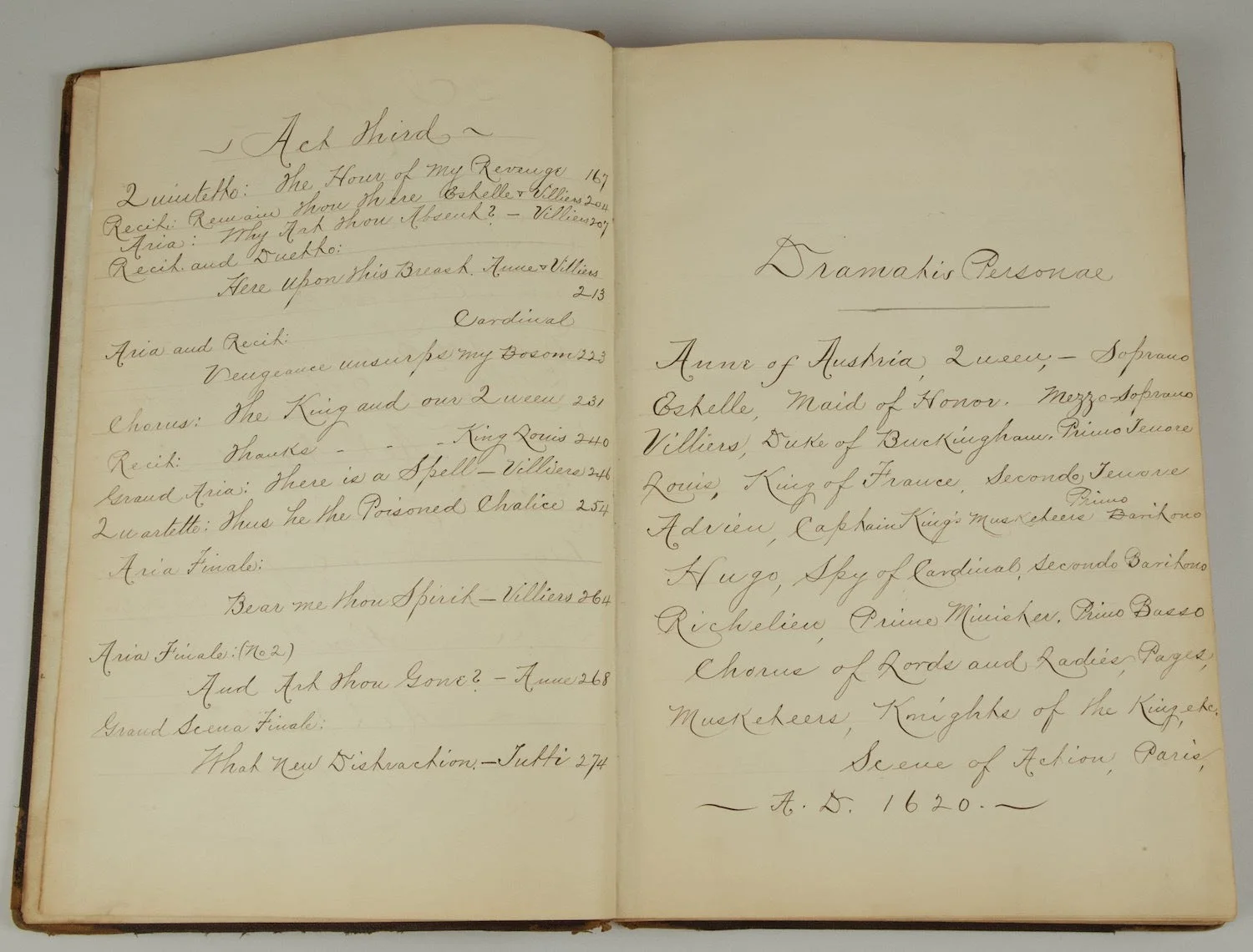 Louis ?-1889 LA GRASSA / Anne of Austria Grand Historical Opera in three Signed, изображение 3