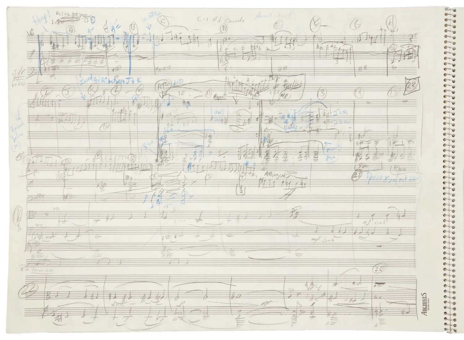 Richard b 1956 DANIELPOUR / Through the Ancient Valley Concerto No 2 Signed, image 2