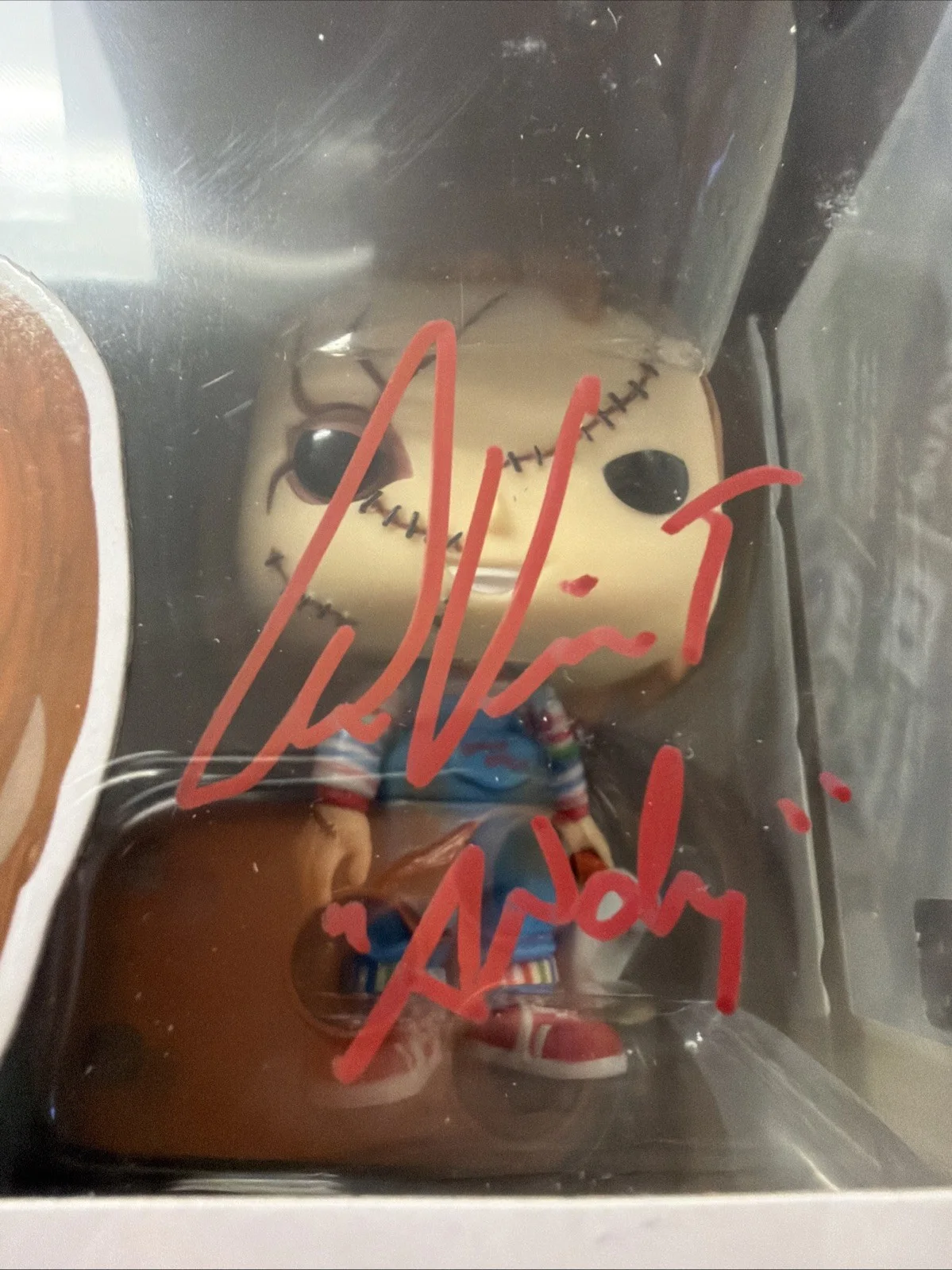 Alex Vincent — Alex Vincent Signed Chucky 1249 Funko Pop Child’s Play Autograph W/ COA, image 5