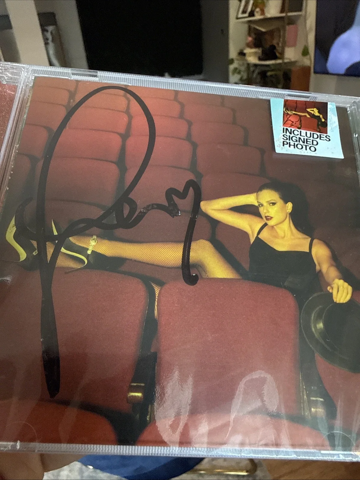 signed taylor swift showgirl, image 2