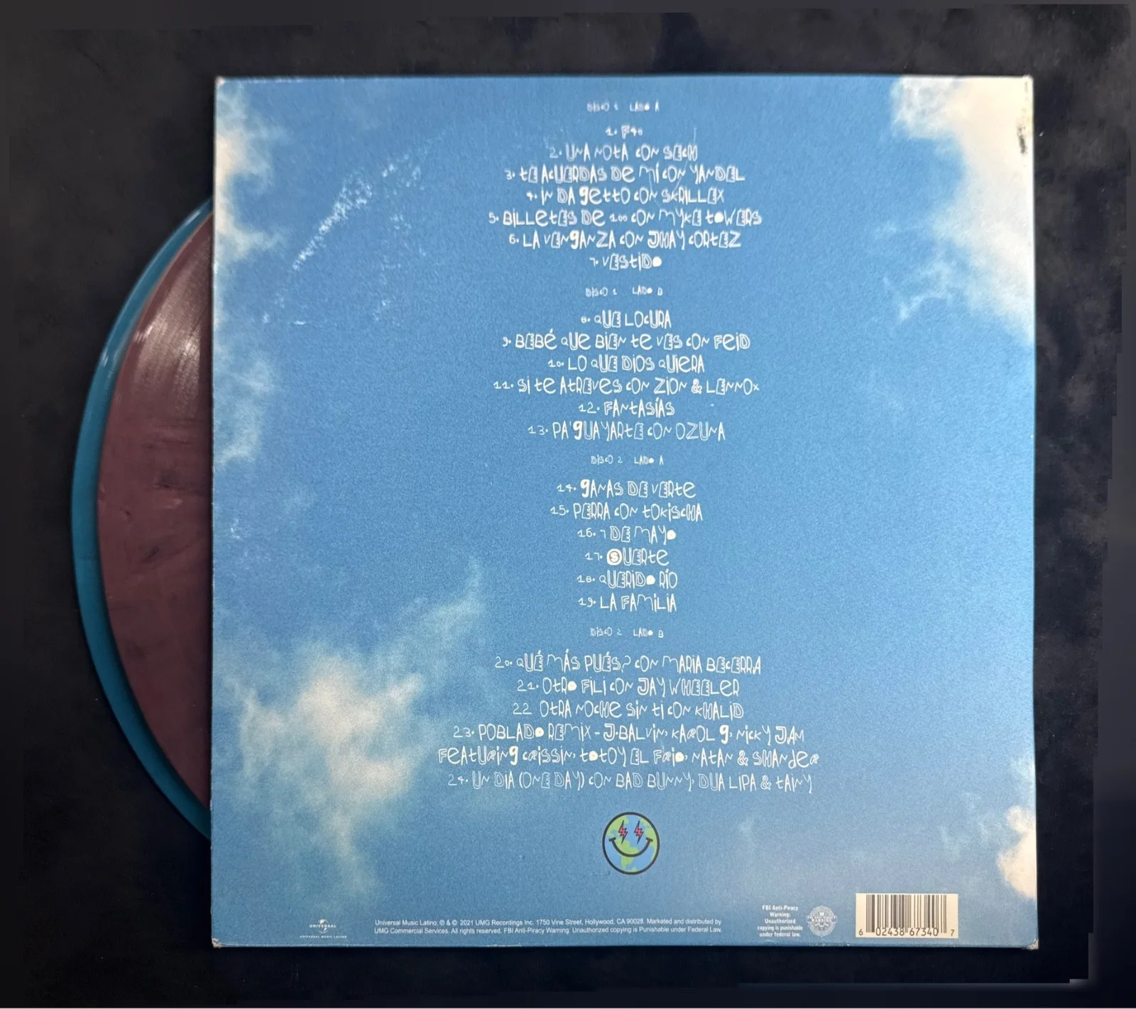J.Balvin Signed Jose 2LP Album Vinyl Record PSA AQ69170, image 3