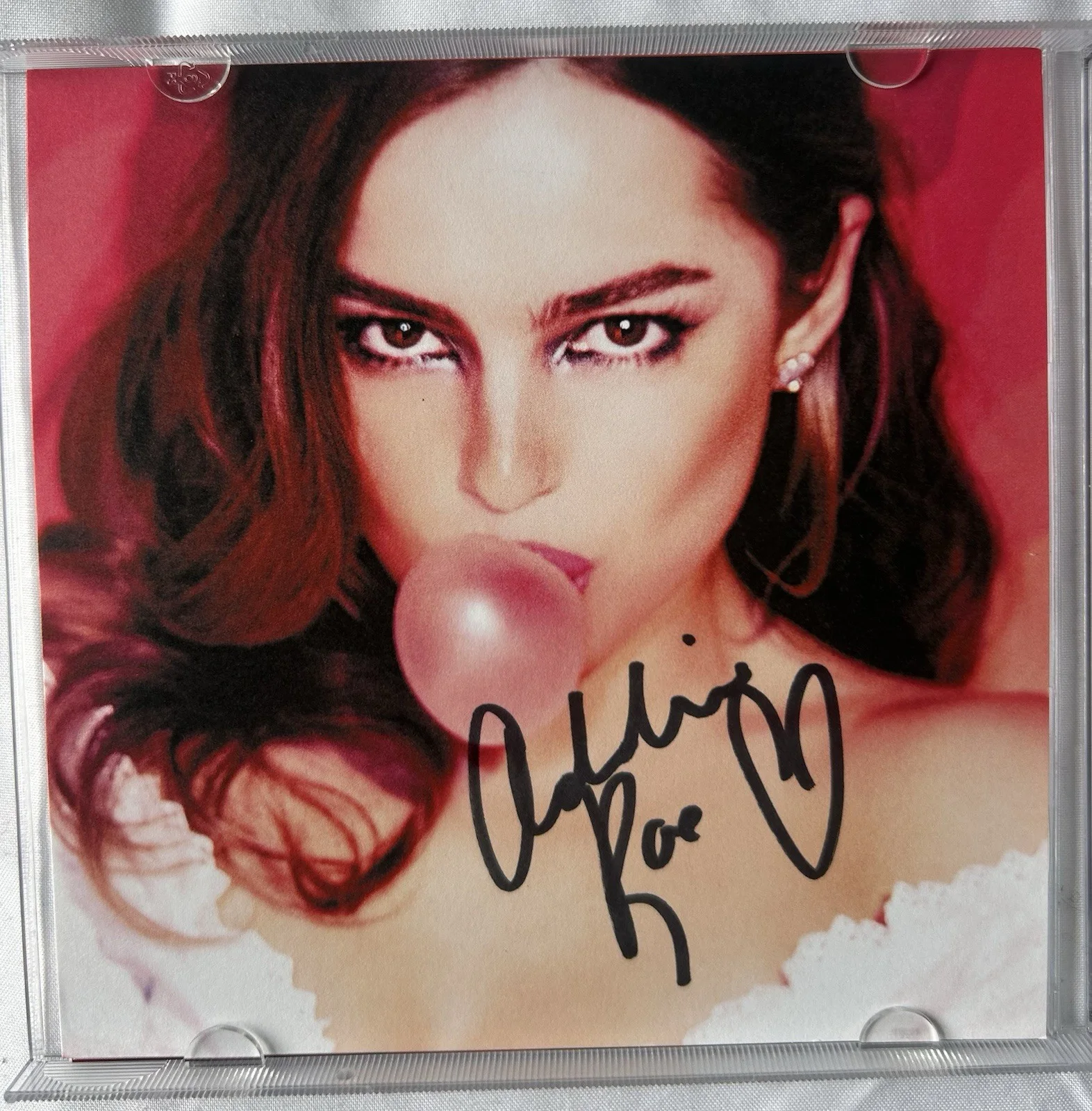 SIGNED AR By Addison Rae EP CD Autographed Art Card Insert, image 2