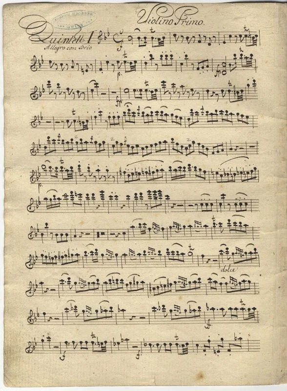 Franz KROMMER / Op 8 nos 1-3 3 Quintetti del Kromer Oper 8 Liv 1mo 1817 Musical, изображение 2