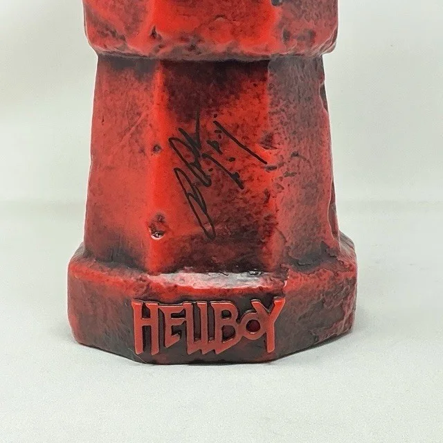 Ron Perlman Signed Hell Boy Right Hand Of Doom Previews Exclusive 15″ Bank JSA, изображение 2
