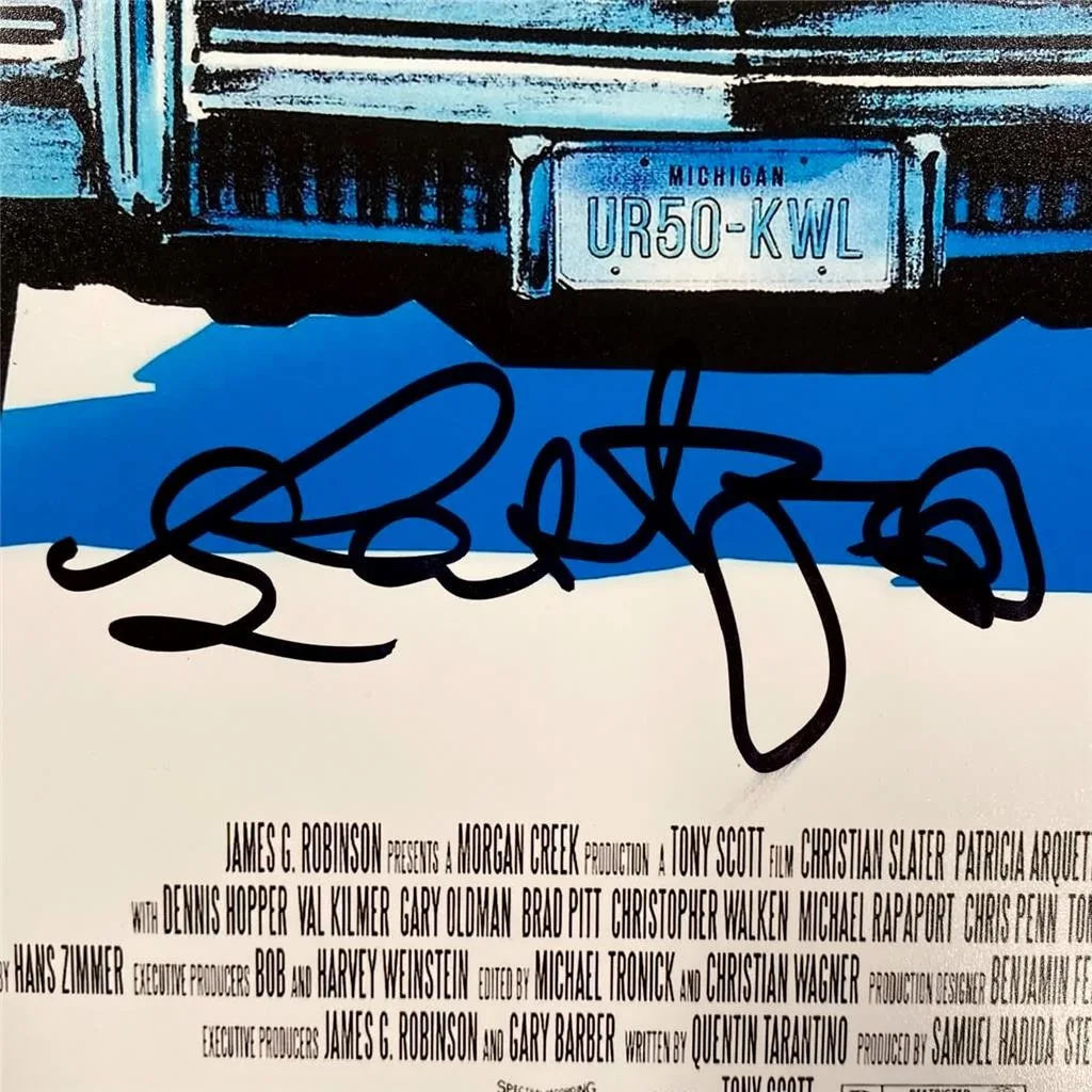 Patricia Arquette signed True Romance 11x17 Photo Poster autograph ~ Beckett BAS, image 2