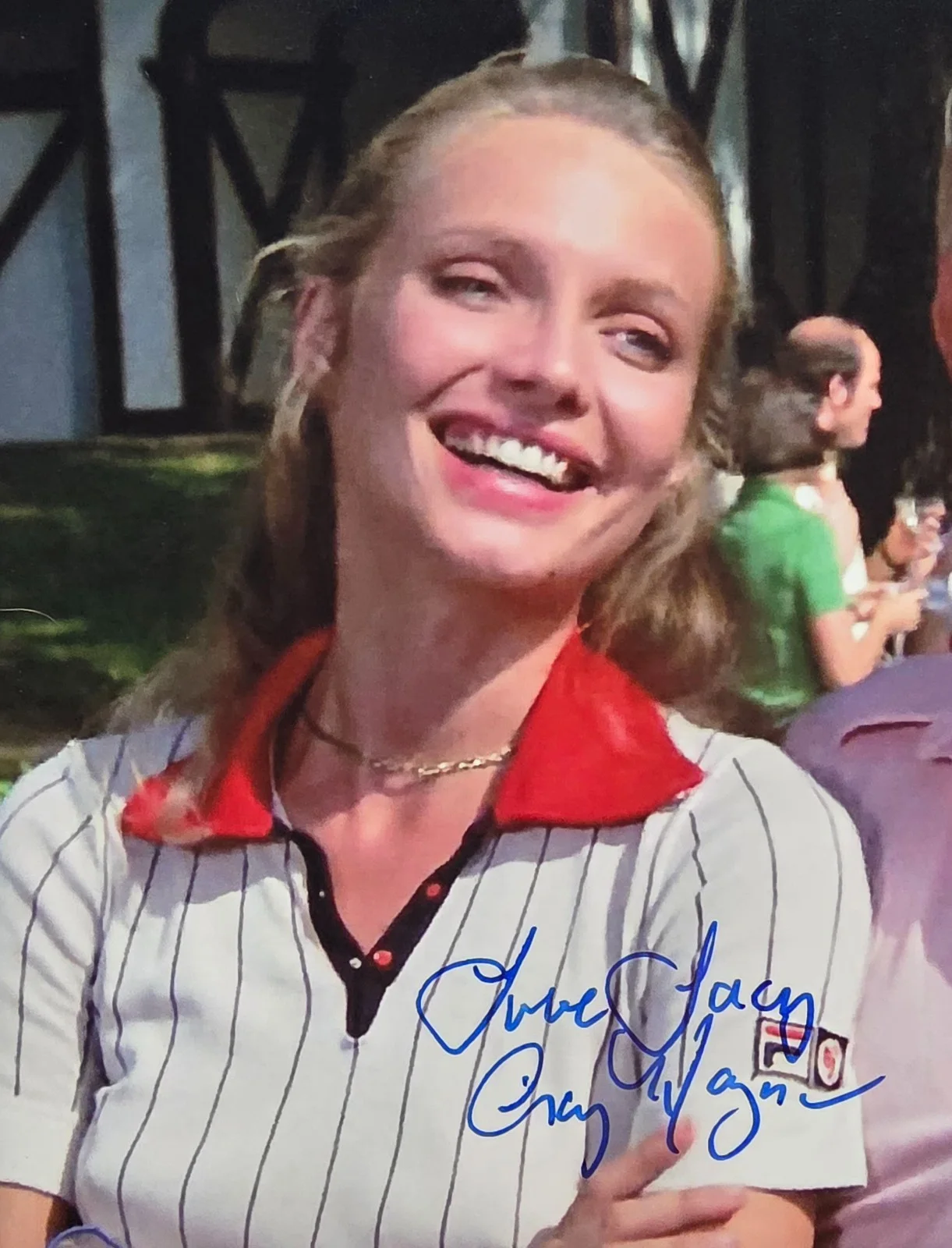 Cindy Morgan — Cindy Morgan Signed Auto 11x14 Photo Caddyshack JSA Sticker COA, image 2