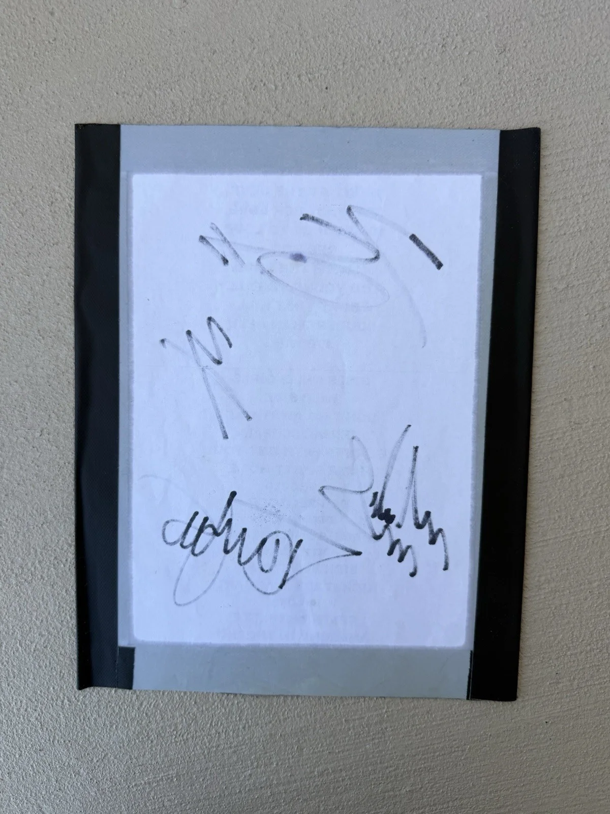 Motley Crue Signed Set List Full Original Band Signed Autographed, image 3