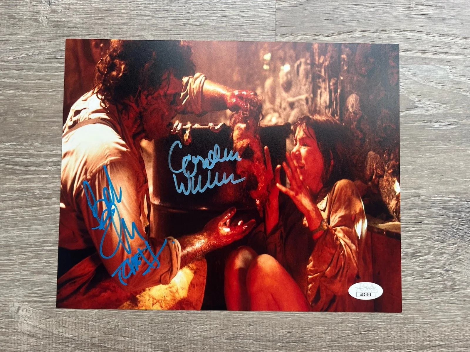 Bob Elmore Caroline Williams Signed Texas Chainsaw Massacre 8x10 Photo JSA COA, image 2