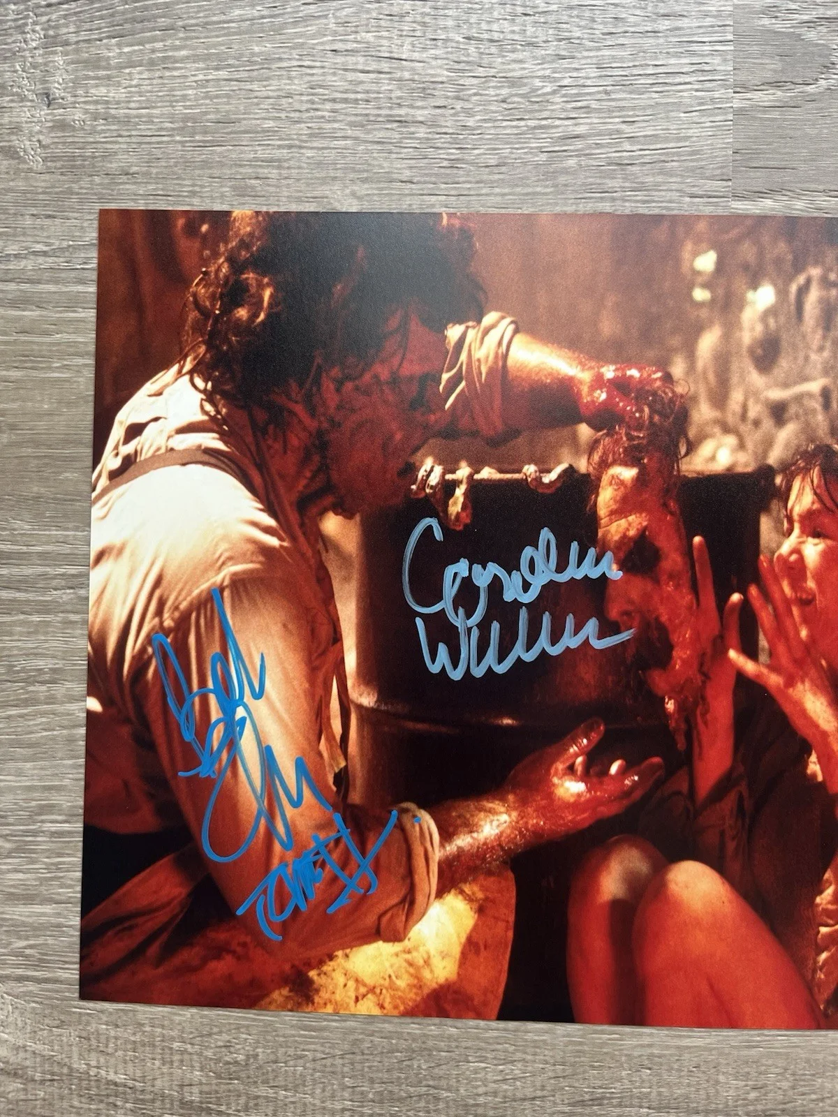 Bob Elmore Caroline Williams Signed Texas Chainsaw Massacre 8x10 Photo JSA COA, image 3