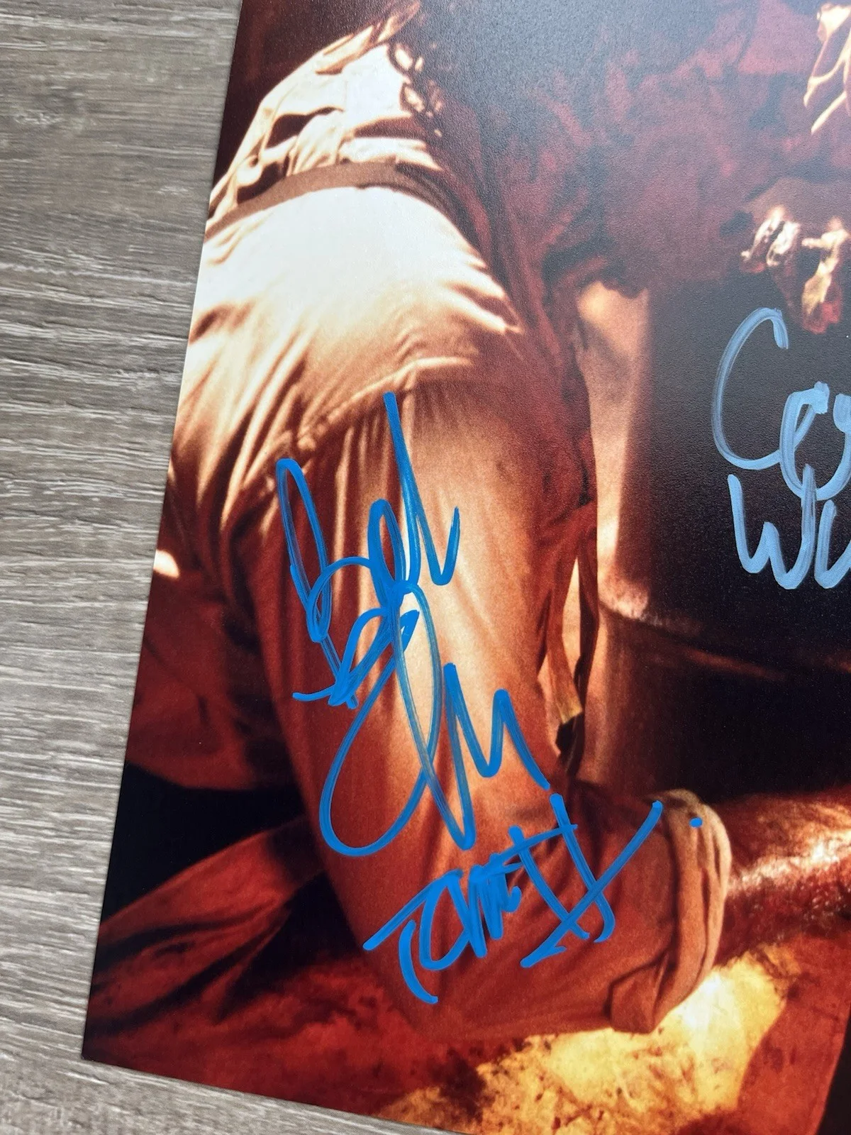 Bob Elmore Caroline Williams Signed Texas Chainsaw Massacre 8x10 Photo JSA COA, image 4