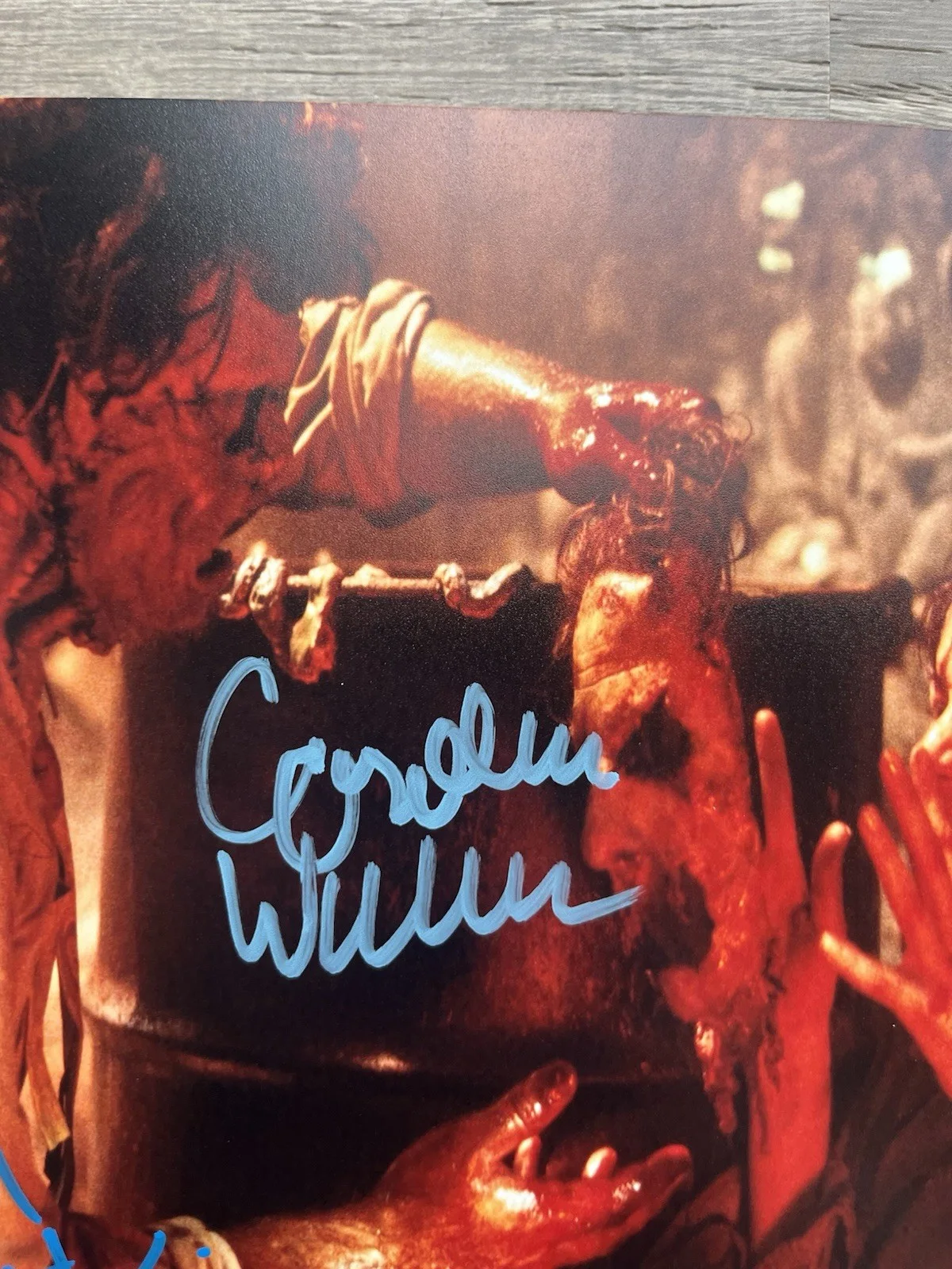 Bob Elmore Caroline Williams Signed Texas Chainsaw Massacre 8x10 Photo JSA COA, image 5