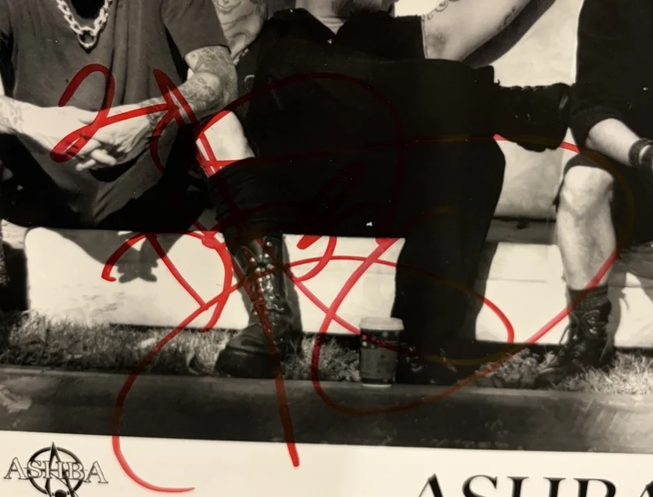 DJ Ashba Signed 8x10 Photo Guns N Roses Sixx AM Autograph Rock Band Promo, изображение 2