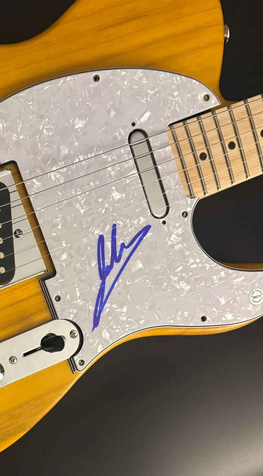 GFA Goo Goo Dolls Band Singer * JOHN RZEZNIK * Signed Electric Tele Guitar COA, изображение 5