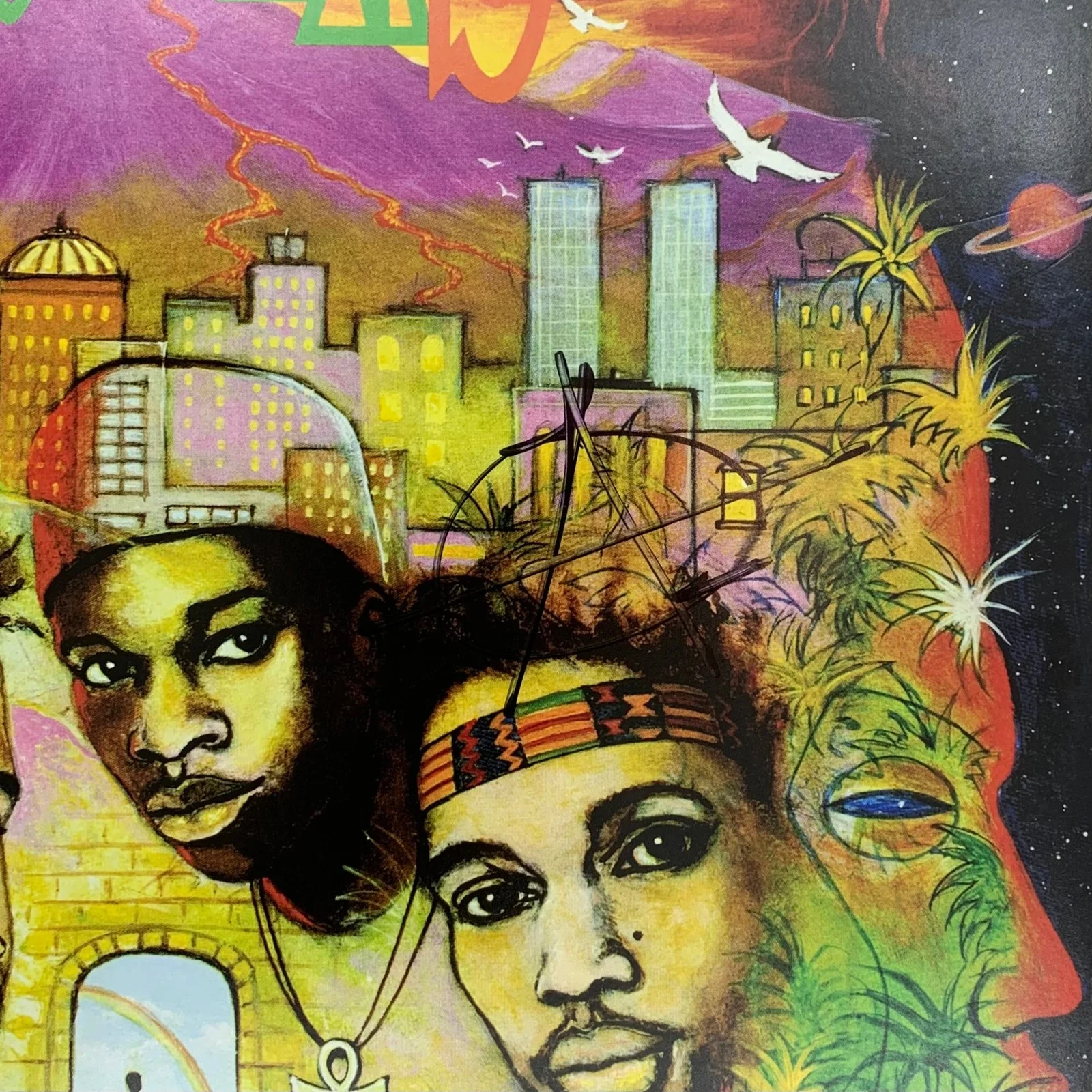Jungle Brothers Signed "Done By The Forces of Nature" Vinyl, изображение 3