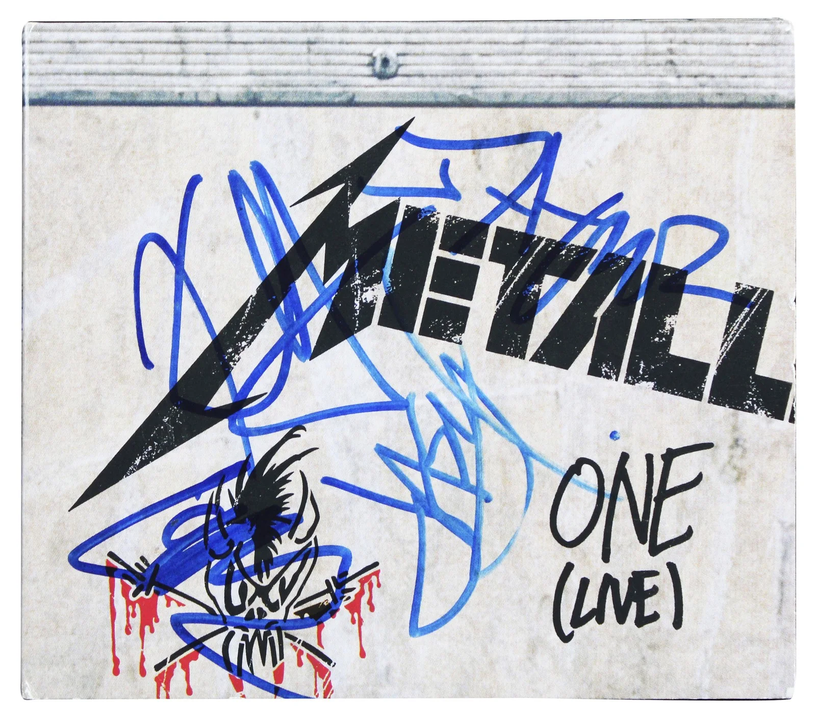 James Hetfield, Lars Ulrich, Kirk Hammett & Jason Newsted — Metallica (4) Hetfield, Ulrich, Hammett & Newsted Signed One CD Box BAS #AE25550