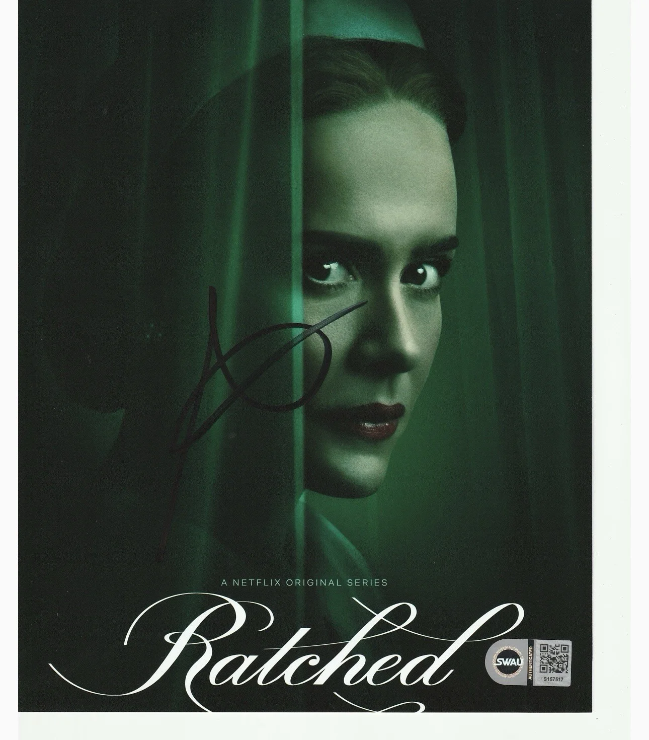 Sarah Paulson — Sarah Paulson Signed Autographed Ratched 8x10 Photo SWAU COA CERT 3