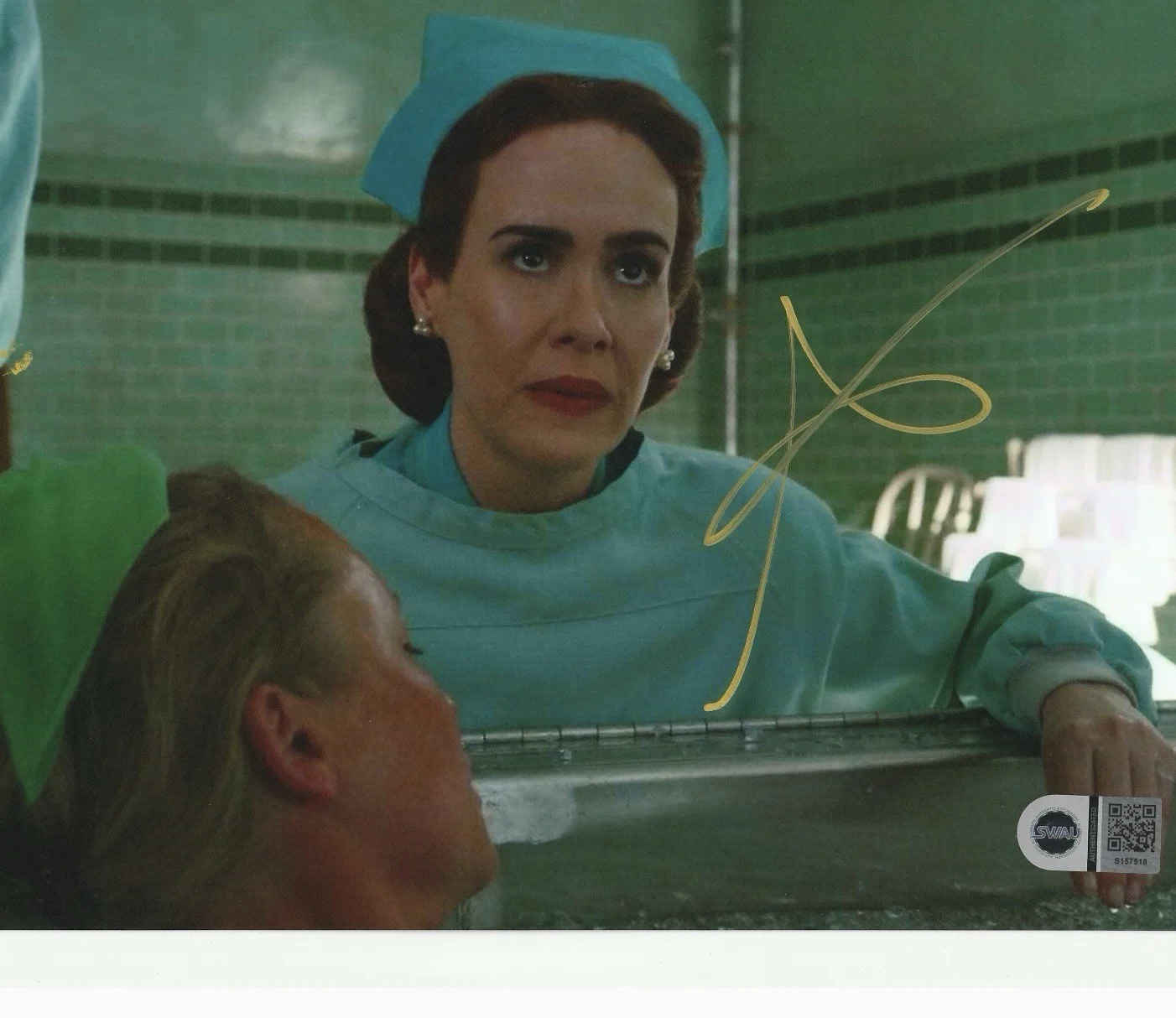 Sarah Paulson — Sarah Paulson Signed Autographed Ratched 8x10 Photo SWAU COA CERT 2