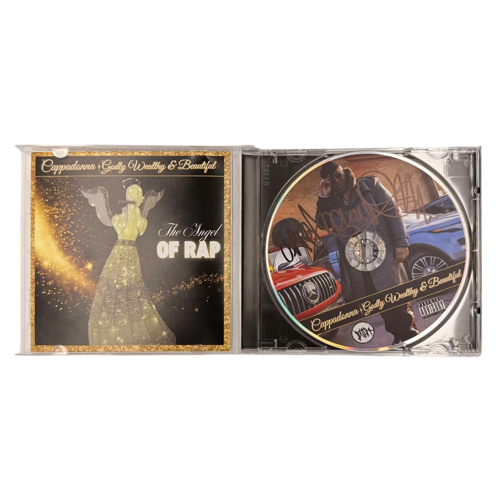 Cappadonna Signed "Godly, Wealthy, & Beautiful" CD, image 3