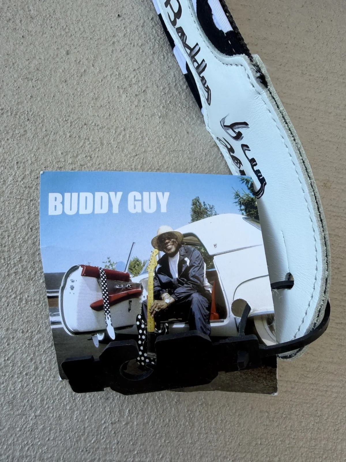 Buddy Guy Signed Guitar Strap Polka Dot Autograph Blues Legend, image 5