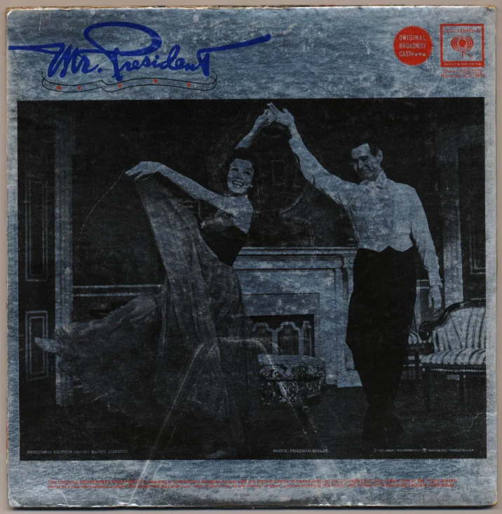 Nanette Fabray Autographed Signed Mr. President Record Album JSA 31667, изображение 3
