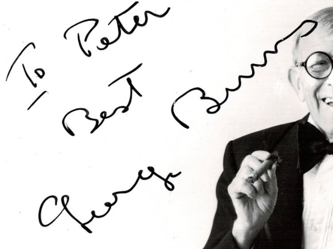 George Burns — George Burns Comedian Autographed Signed 8x10 Photo AMCo COA 22728, изображение 2