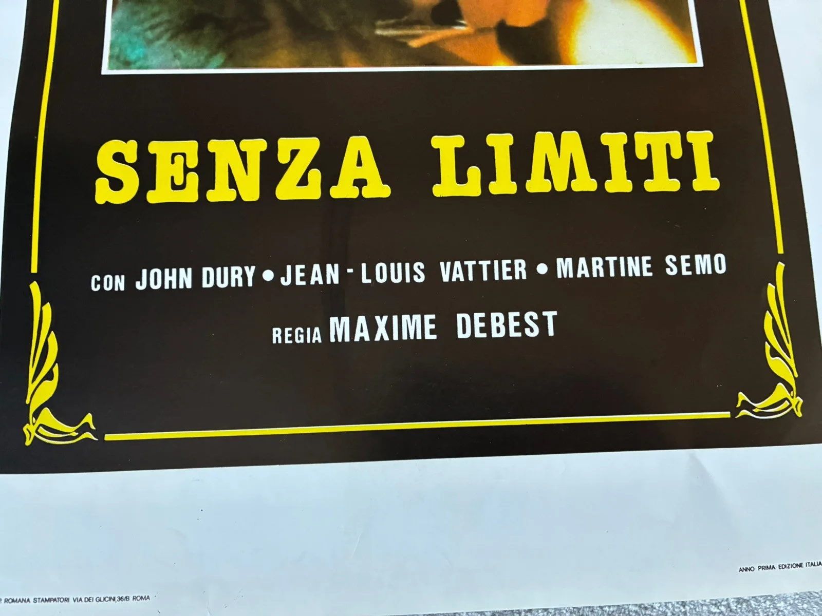 Original Vintage Italian Adult Film Poster - when pleasure is without limits ￼, изображение 5