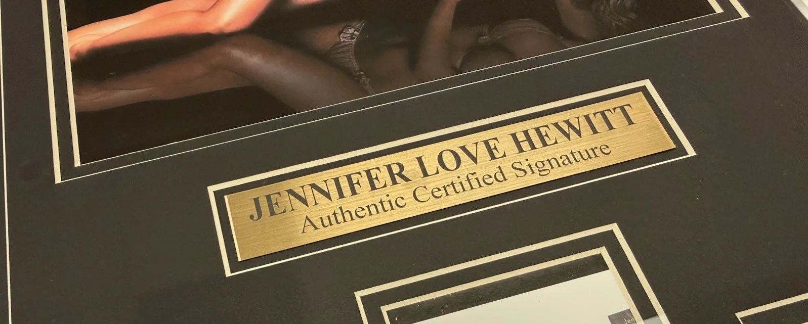 Jennifer Love Hewitt Autographed Cut Framed 8x10 Photo Bad Beckett Authentic, изображение 3